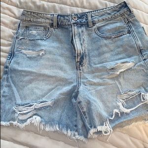 American eagle “mom jean” shorts